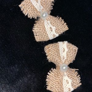 Hand crafted bow clips